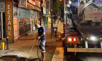 Kırıkkale’de gece sessizliğinde yoğun mesai