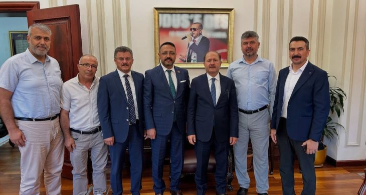 Ramazan Can, Kırıkkale Federasyonu’nu makamında ağırladı