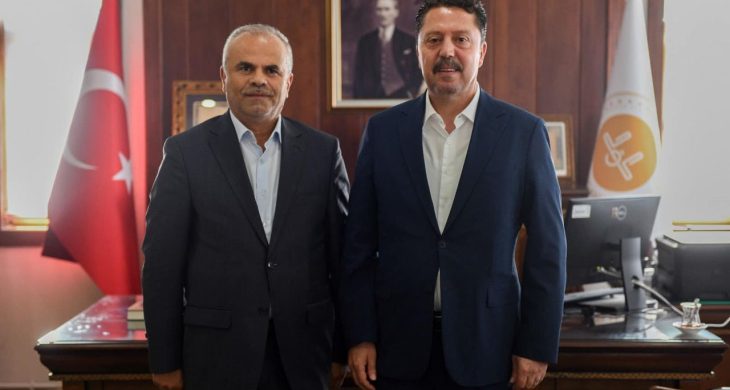Belediye Başkanından yeni Müftüye ziyaret