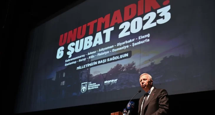 6 şubat depremleri Ankara’da anıldı