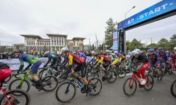 61. Cumhurbaşkanlığı Türkiye Bisiklet Turun final etabı Ankara-Ankara etabında start verildi