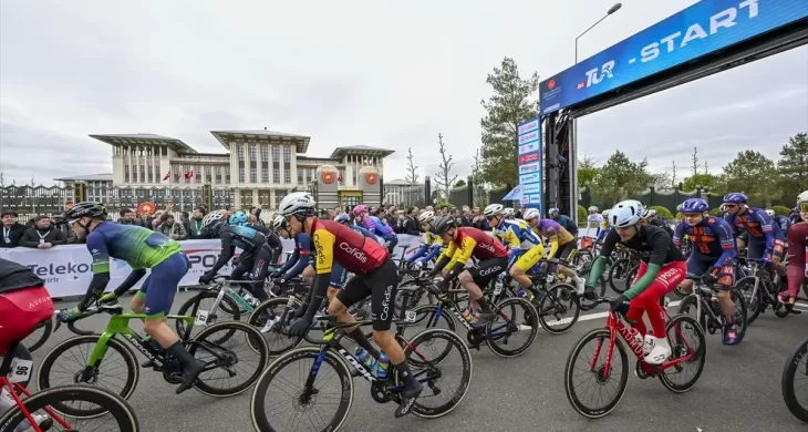 61. Cumhurbaşkanlığı Türkiye Bisiklet Turun final etabı Ankara-Ankara etabında start verildi