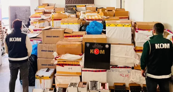 Artvin’de dev operasyon: 300 milyonluk kaçak ürün yakalandı