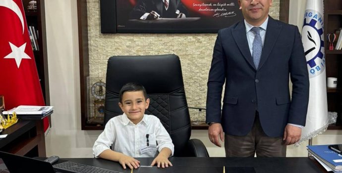 Aksaray OSB Bölge Müdürü Makam Koltuğunu Çocuklara Bıraktı