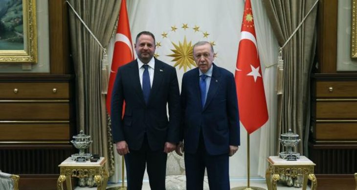 Cumhurbaşkanı Erdoğan, Ukrayna Devlet Başkanlığı Ofisi Başkanı Yermak’ı kabul etti