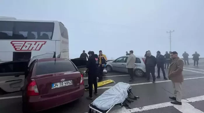 Sivas Gemerek’te sis kazayı beraberinde getirdi