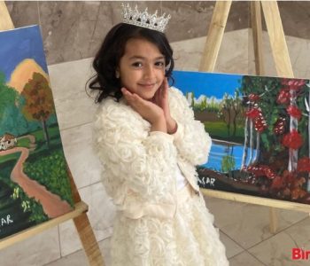 7 Yaşındaki Ayfer Sena Yaşar’dan İlk Kişisel Sergi