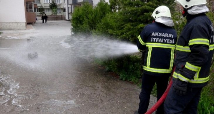 Alev Alan Tüp Paniğe Neden Oldu