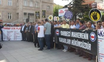 Aksaray’da Mursi’ye Destek Eylemi