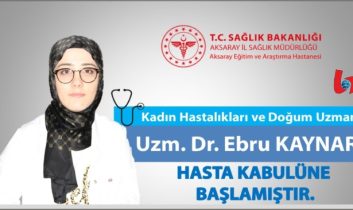 AEAH’de Jinekoloji Doktoru Hasta Kabulüne Başladı