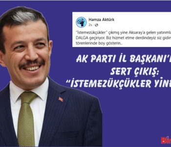 AK Parti İl Başkanı’ndan Sert Çıkış: “İstemezükçükler Yine Çıktı”