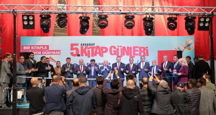 Aksaray 5. Kitap Günleri Resmi Açılış Töreni Gerçekleştirildi