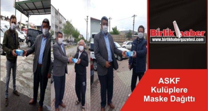 ASKF Kulüplere Maske Dağıttı