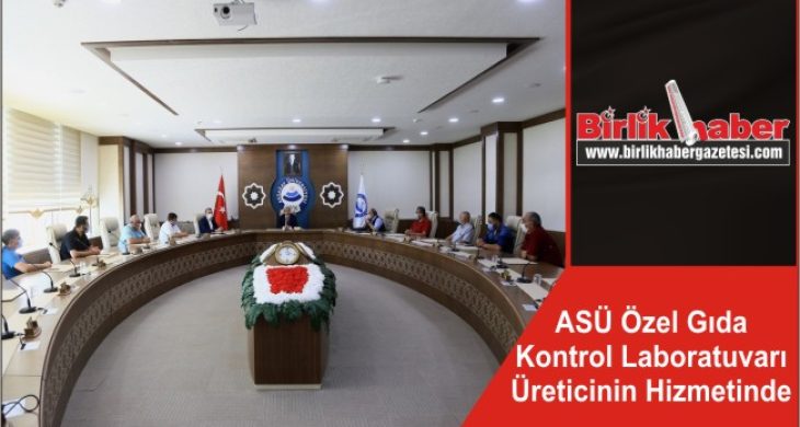 ASÜ Özel Gıda Kontrol Laboratuvarı Üreticinin Hizmetinde
