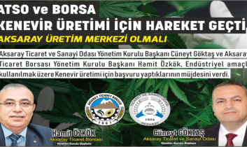 ATSO ve Ticaret Borsasından Kenevir Atağı