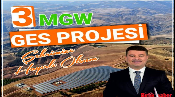 Aksaray Belediyesi’nden Kılıçarslan Tepesi’nde 3 MW’lık GES Yatırımı