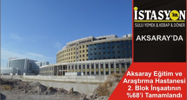 Aksaray Eğitim ve Araştırma Hastanesi 2. Blok İnşaatının %68’i Tamamlandı