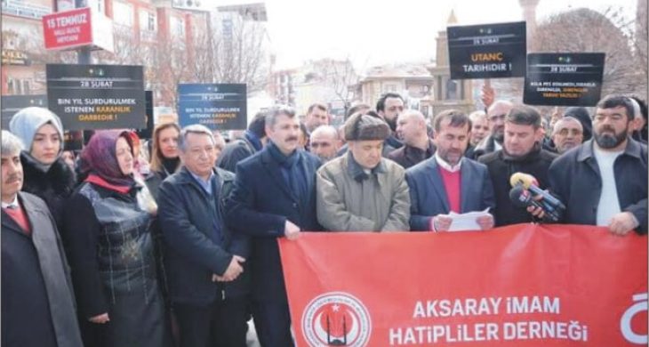 Aksaray Önder 28 Şubat Basın Açıklaması