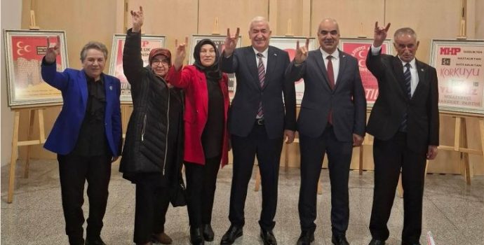 Aksaray Teşkilatları, MHP’nin “Şanla Şerefle 57. Yıl” Programında Yerini Aldı