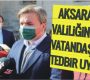 Aksaray Valiliğinden vatandaşlara tedbir uyarısı