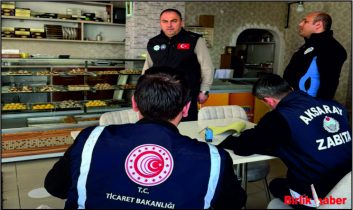 Aksaray’da Bayram Öncesi Tatlı Denetimleri Sıkılaştırıldı