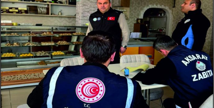 Aksaray’da Bayram Öncesi Tatlı Denetimleri Sıkılaştırıldı