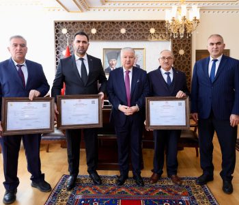 Aksaray’da Birlik Başkanlarına “Birinci Derece Tarımsal Örgüt Belgesi” Takdim Edildi