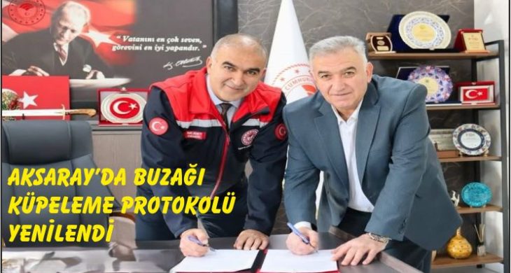 Aksaray’da Buzağı Küpeleme Protokolü Yenilendi