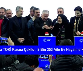 Aksaray’da TOKİ Kurası Çekildi: 2 Bin 353 Aile Ev Hayaline Kavuştu