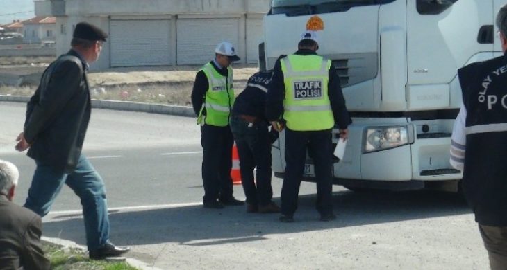 Aksaray’da Tir’ın Çarptığı Bisikletli Öldü