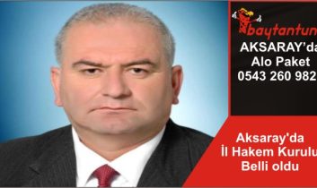 Aksaray’da İl Hakem Kurulu Belli oldu