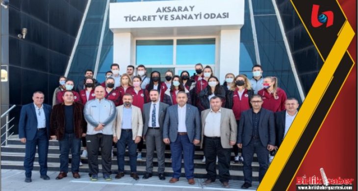 Aksaray’ın Sultanları ATSO’yu Ziyaret Etti