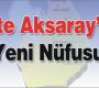 Aksaray’ın yeni nüfus rakamları belli oldu