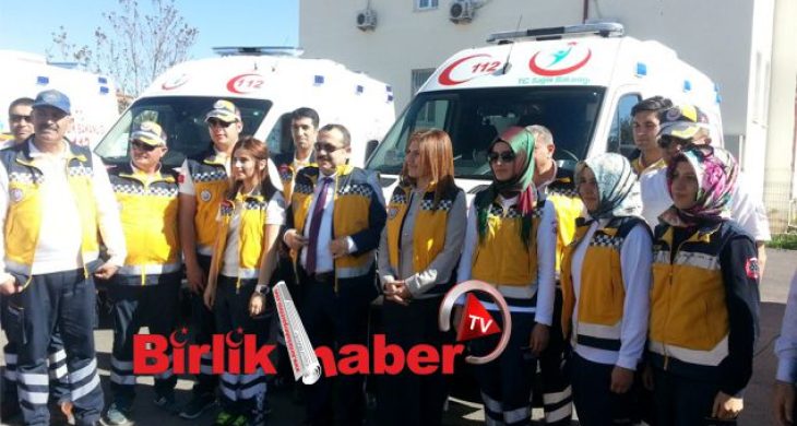 Aksaray’da 9 Adet yeni Ambulansın Devir Teslim Töreni Yapıldı