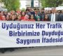Aksaray’da trafik haftası yürüyüşü