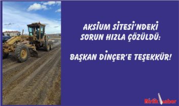 Aksium Sitesi’ndeki Sorun Hızla Çözüldü: Başkan Dinçer’e Teşekkür!