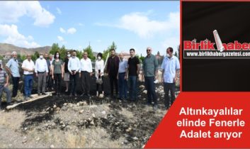 Altınkayalılar elinde Fenerle Adalet arıyor