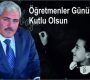 Alçay, 24 Kasım Öğretmenler Günü Mesajı