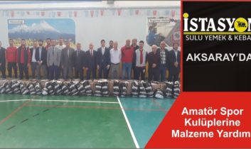 Amatör Spor Kulüplerine Malzeme Yardımı