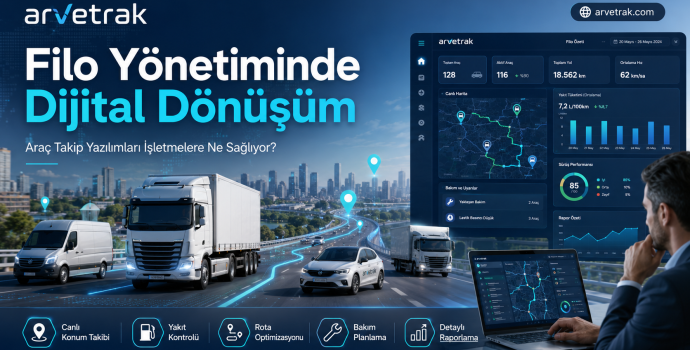 Filo Yönetiminde Dijital Dönüşüm: Araç Takip Yazılımları İşletmelere Ne Sağlıyor?