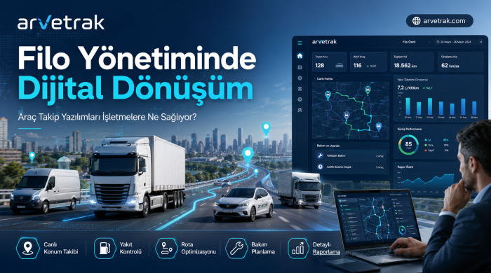 Filo Yönetiminde Dijital Dönüşüm: Araç Takip Yazılımları İşletmelere Ne Sağlıyor?