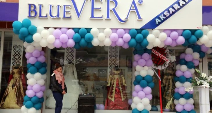 Blue Vera Gelinlik Ve Güzellik Merkezi Açıldı