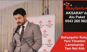 Bahçeşehir Koleji Yeni Yönetimi Lansmanda Tam Not Aldı