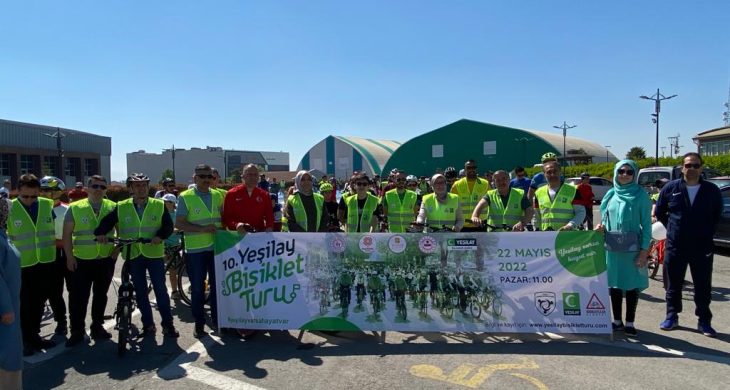 Balıkesir’de 10. Yeşilay Bisiklet Turu düzenlendi