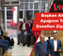 Başkan Altınsoy Ayağının Tozuyla Esnafları Ziyaret Etti
