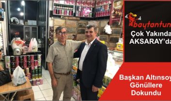 Başkan Altınsoy Gönüllere Dokundu