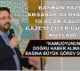 Başkan Yazgı, 10 Ocak Çalışan Gazeteciler Günü’nü Kutladı