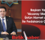 Başkan Yazgı “Aksaray Medyası Üstün Hizmet Anlayışı İle Fedakarca Çalışıyor”