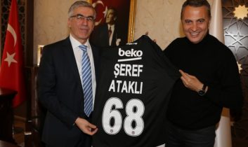 Beşiktaş Spor Kulübü Başkanı Vali Ataklı’yı ziyaret etti