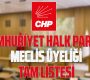 CHP Aksaray Meclis Üyesi Adaylarını Açıkladı